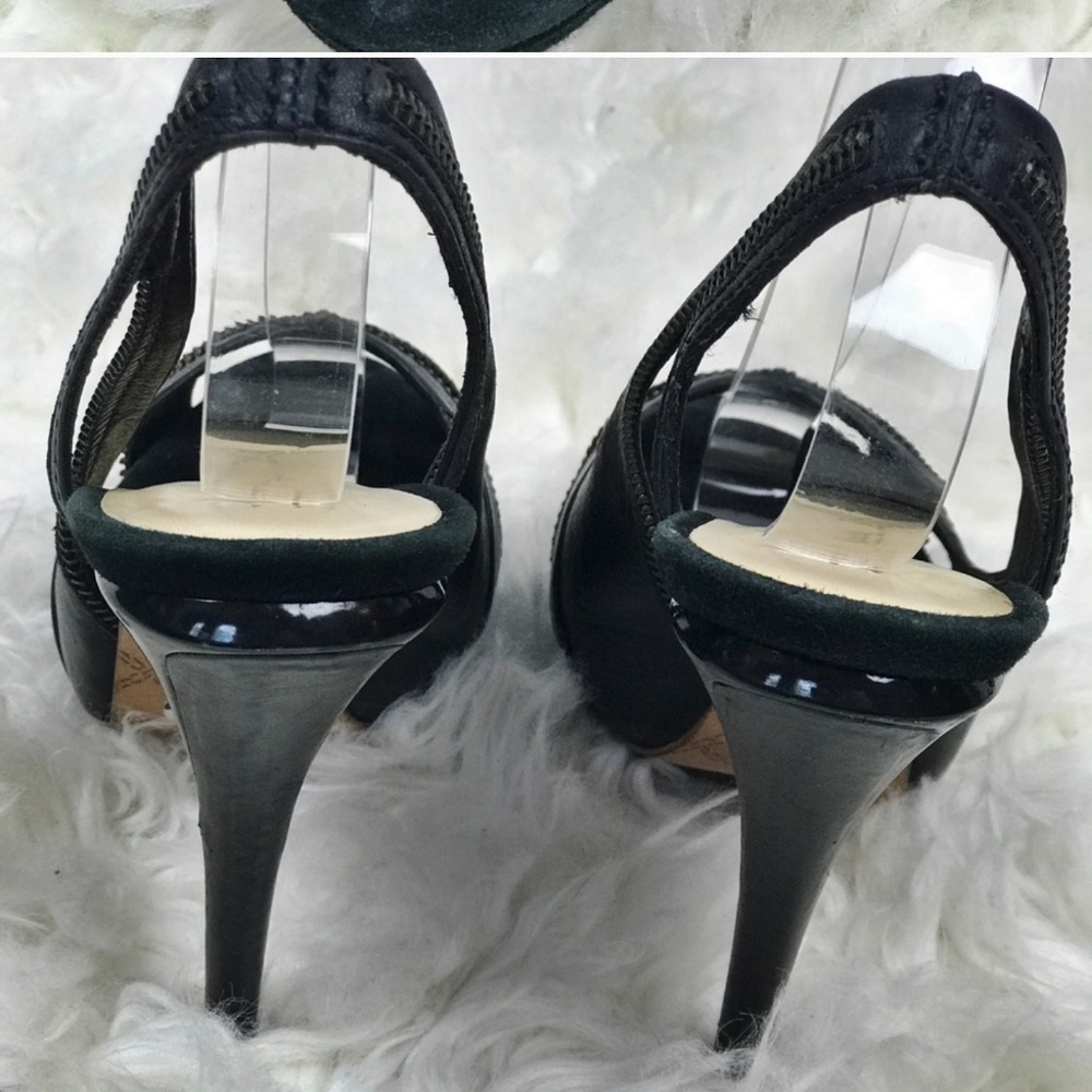 MOVING! MAKE OFFER! L.A.M.B Dawna black slingbacks - Picture 5 of 7